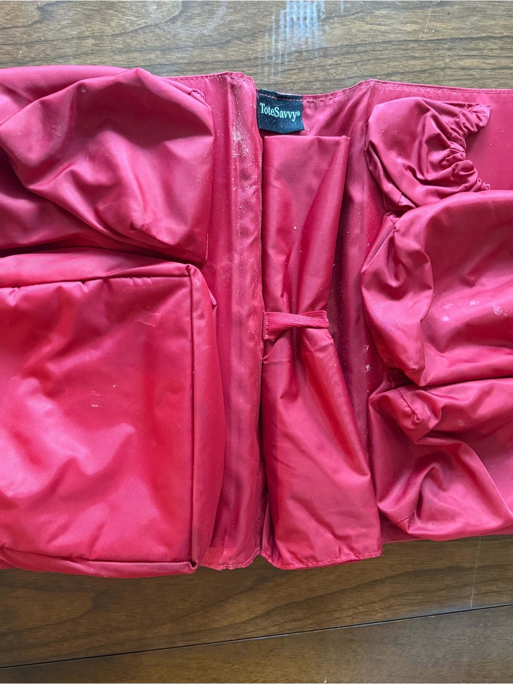 ToteSavvy Red Travel Organizer Insert